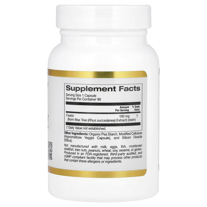 California Gold Nutrition, Fisetin with Novusetin, 100 mg, 90 Veggie Capsules