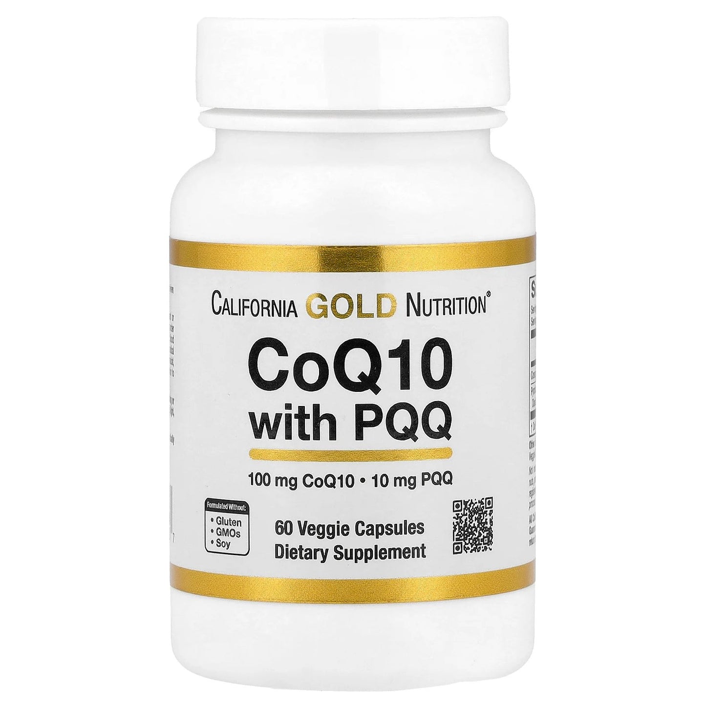 California Gold Nutrition, CoQ10 with PQQ, 60 Veggie Capsules