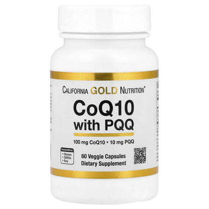 California Gold Nutrition, CoQ10 with PQQ, 60 Veggie Capsules