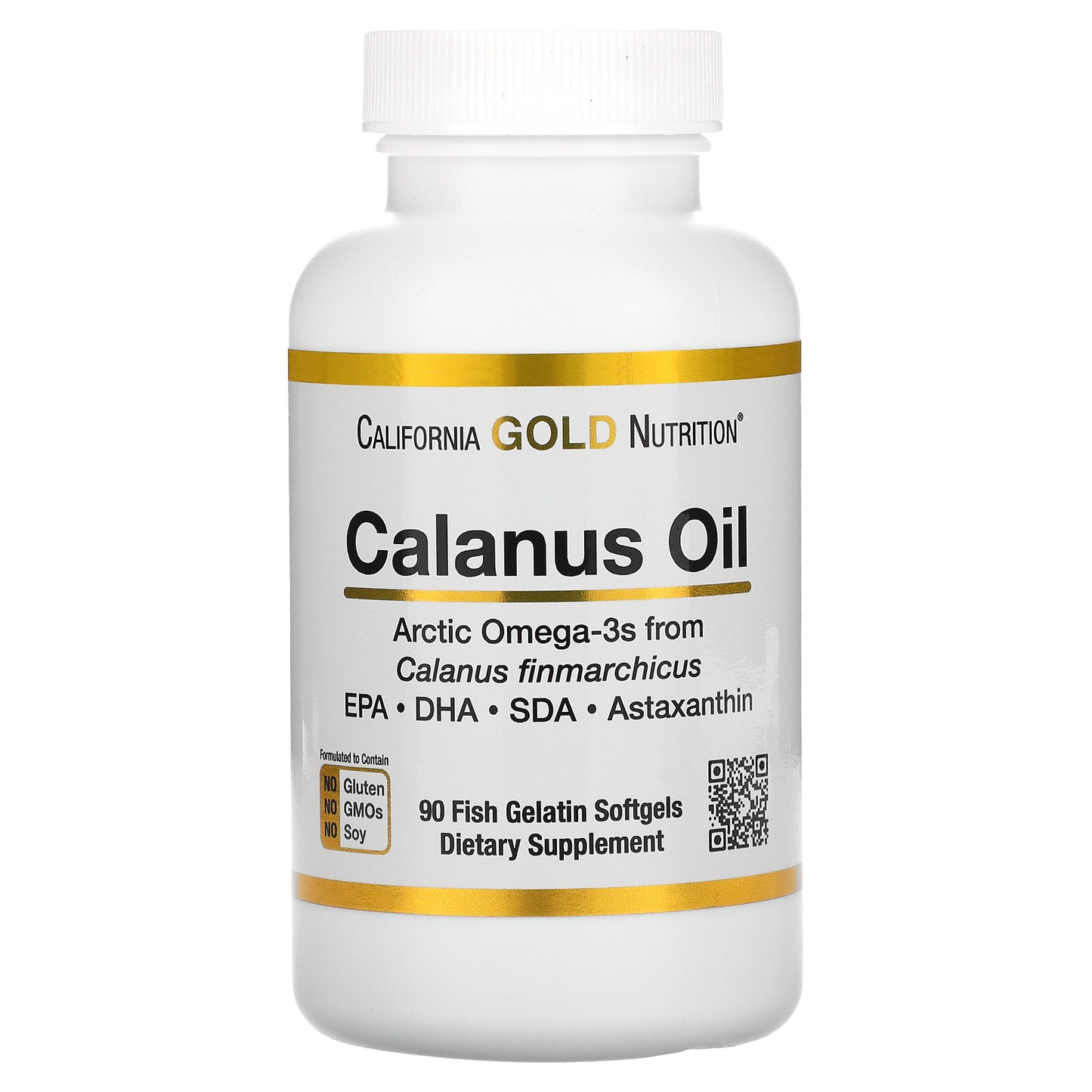 California Gold Nutrition, Calanus Oil, 500 mg, 90 Fish Gelatin Softgels