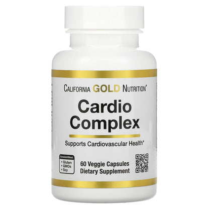 California Gold Nutrition, Cardio Complex, 60 Veggie Capsules