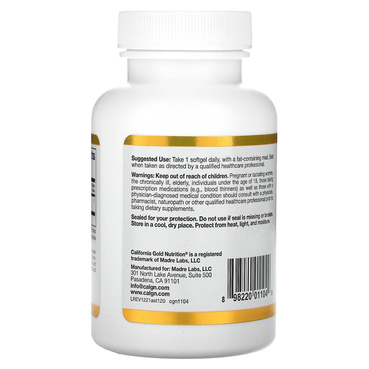 California Gold Nutrition, Astaxanthin, Astalif® Pure Icelandic, 12 mg, 120 Veggie Softgels