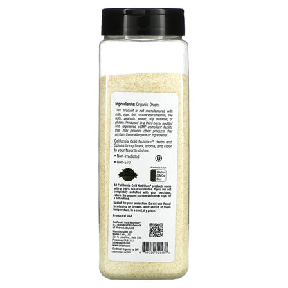 California Gold Nutrition, FOODS - Organic Onion Powder, 17.5 oz (496 g)