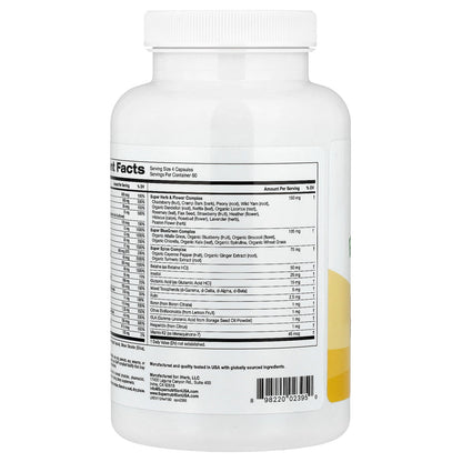 Super Nutrition, Women's Multivitamin with Super Balancing Botanicals, Greens, Spices and Vitamin A, Iron Free, 240 Veggie Capsules