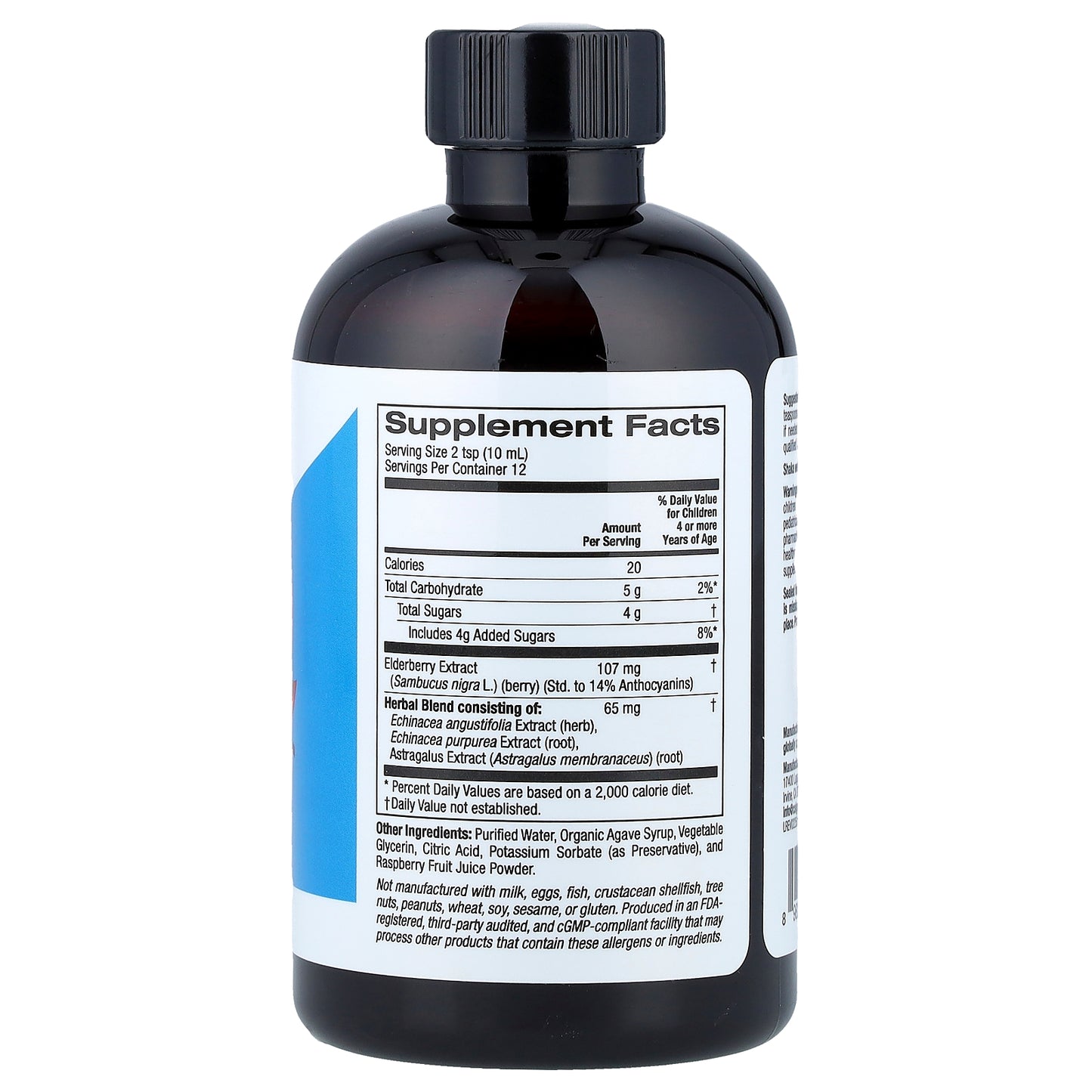 California Gold Nutrition, Children's Sambucus Elderberry Syrup, 4 fl oz (120 ml)