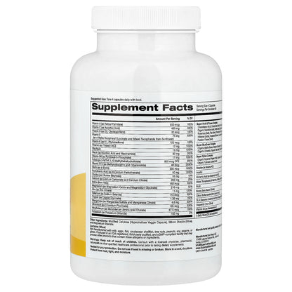 Super Nutrition, Women's Multivitamin with Super Balancing Botanicals, Greens, Spices and Vitamin A, Iron Free, 240 Veggie Capsules