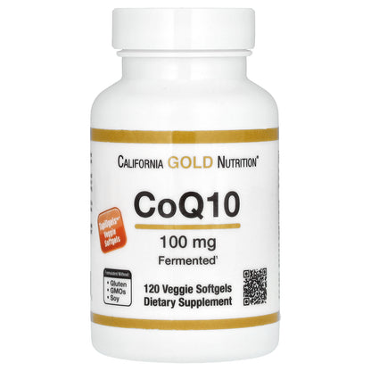 California Gold Nutrition, CoQ10, 100 mg, 120 Veggie Softgels