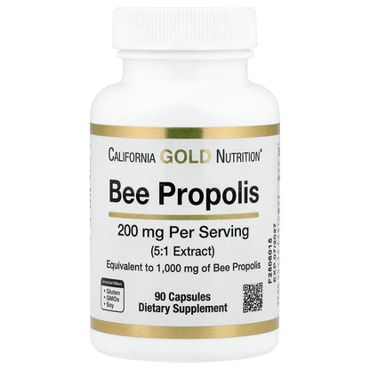 California Gold Nutrition, Bee Propolis, 1,000 mg, 90 Capsules