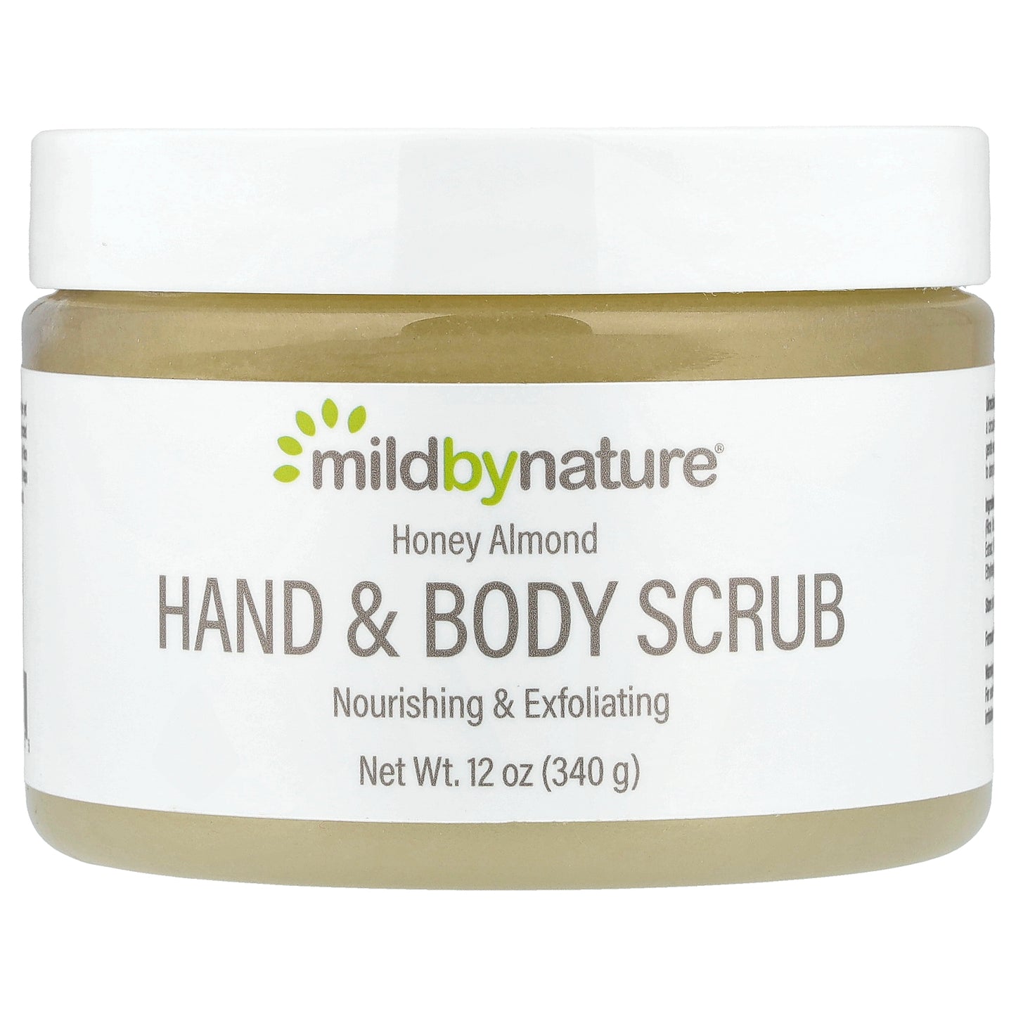 Mild By Nature, Hand & Body Scrub, Honey Almond, 12 oz (340 g)