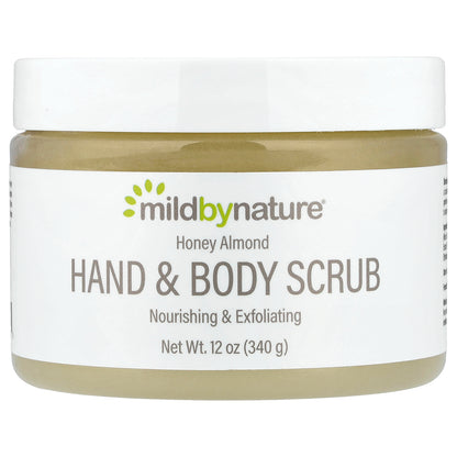 Mild By Nature, Hand & Body Scrub, Honey Almond, 12 oz (340 g)
