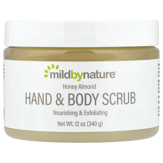 Mild By Nature, Hand & Body Scrub, Honey Almond, 12 oz (340 g)