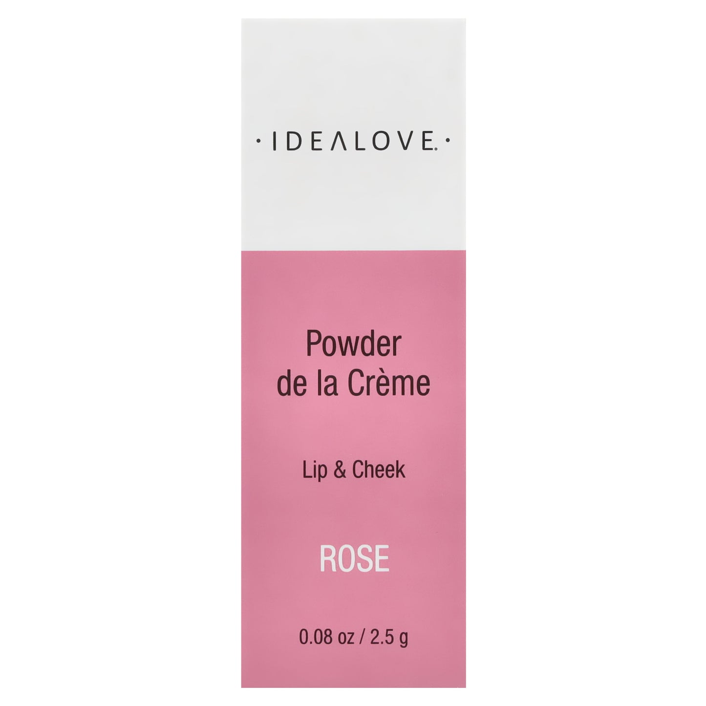Idealove, Powder de la Crème, Lip & Cheek, Rose, 2.5 g (0.08 oz)
