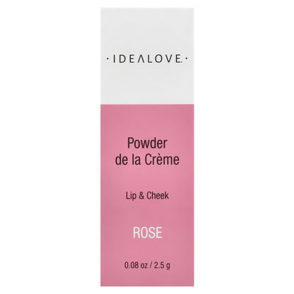 Idealove, Powder de la Crème, Lip & Cheek, Rose, 2.5 g (0.08 oz)