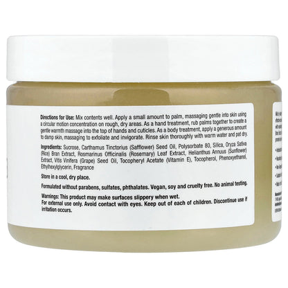 Mild By Nature, Hand & Body Scrub, Honey Almond, 12 oz (340 g)