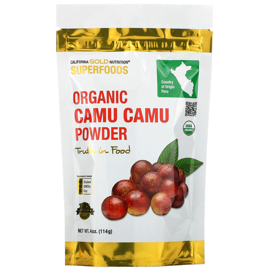 California Gold Nutrition, Organic Camu Camu Powder, 4 oz (114 g)