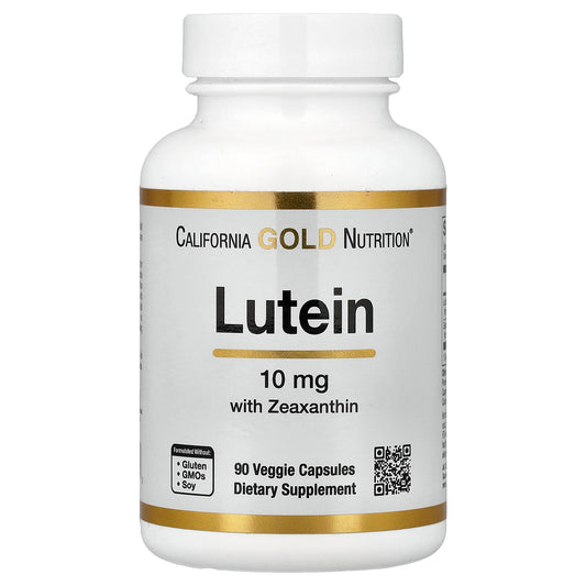 California Gold Nutrition, Lutein, 90 Veggie Capsules