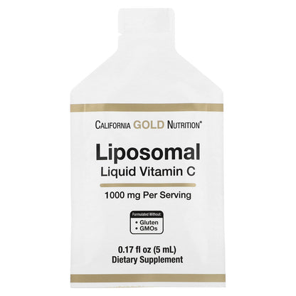 California Gold Nutrition, Liposomal Liquid Vitamin C, Unflavored, 1,000 mg, 30 Sachets