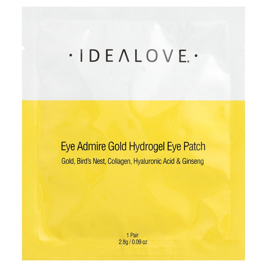 Idealove, Eye Admire Gold Hydrogel Eye Patches, 1 Pair