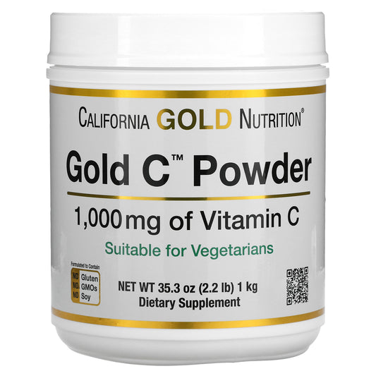 California Gold Nutrition, Gold C Powder, 2.2 lb (1 kg)