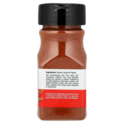 California Gold Nutrition, Foods, Organic Cayenne, 2.75 oz (77 g)