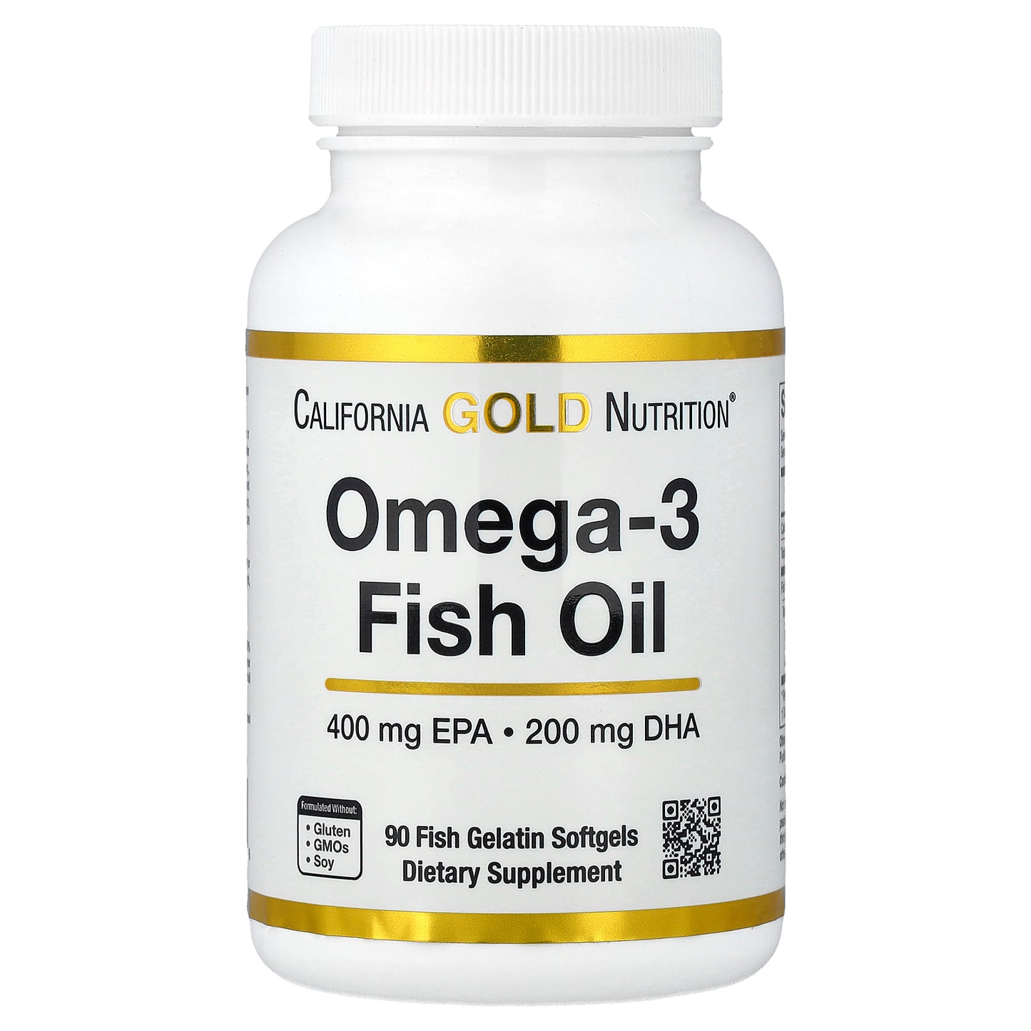 California Gold Nutrition, Omega-3 Fish Oil, Vivomega Triglyceride, 1,000 mg, 90 Fish Gelatin Softgels