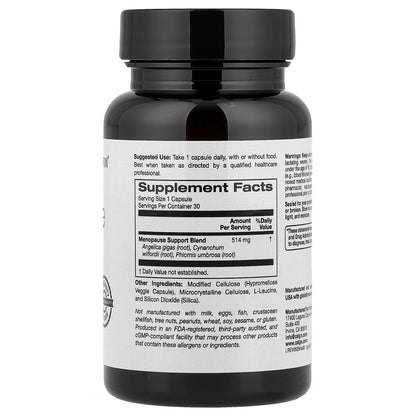California Gold Nutrition, Beauty, Menopause Support with Angelica gigas, Cynanchum wilfordii, Phlomis umbrosa and L-Leucine, 30 Veggie Capsules