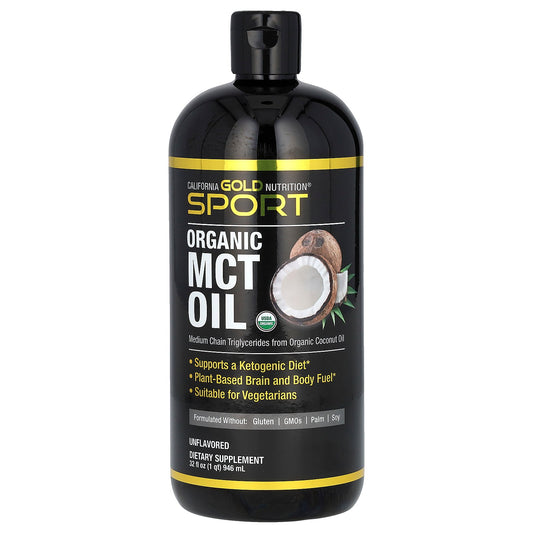 California Gold Nutrition, SPORT - Organic MCT Oil, 32 fl oz (946 ml)