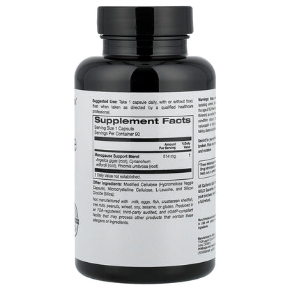 California Gold Nutrition, Beauty, Menopause Support with Angelica gigas, Cynanchum wilfordii, Phlomis umbrosa and L-Leucine, 90 Veggie Capsules