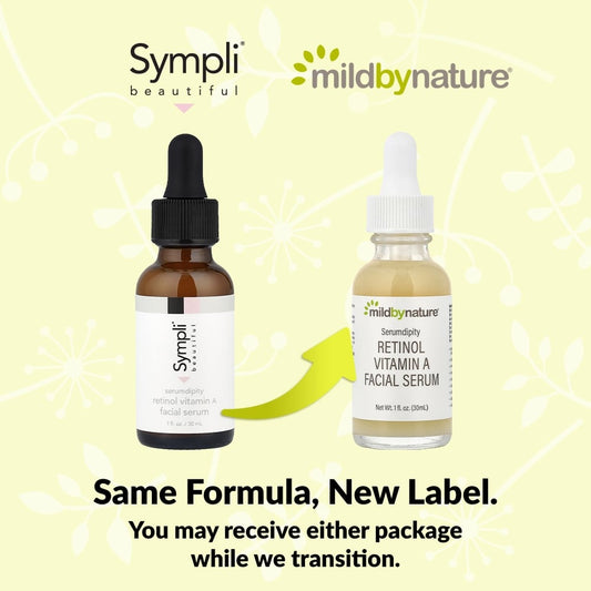 Mild By Nature, Serumdipity, Retinol Vitamin A Facial Serum, 1 fl oz (30 ml)