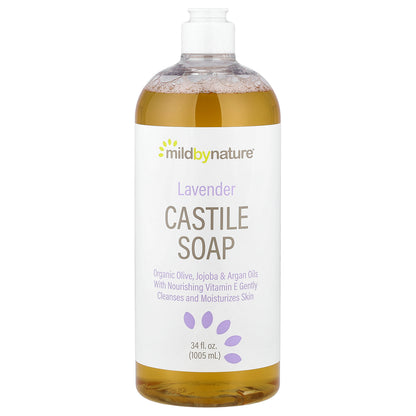 Mild By Nature, Castile Soap, Lavender, 34 fl oz (1,005 ml)