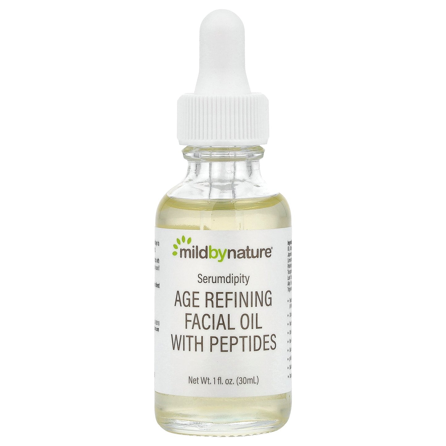 Mild By Nature, Serumdipity, Age Refining Facial Oil with Peptides, 1 fl oz (30 ml)