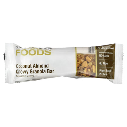 California Gold Nutrition, FOODS - Coconut Almond Chewy Granola Bars, 12 Bars, 1.4 oz (40 g) Each