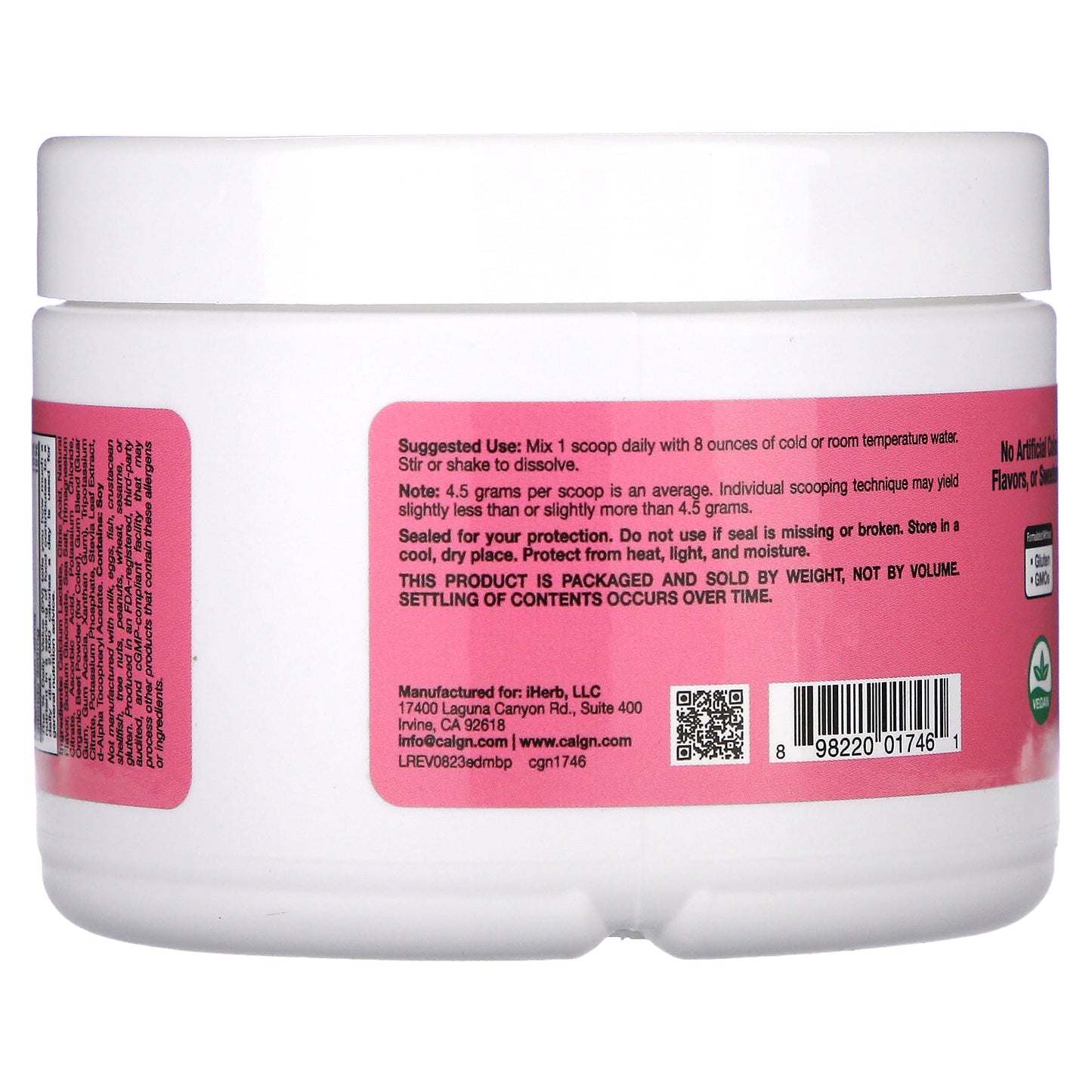 California Gold Nutrition, HydrationUP®, Electrolyte Drink Mix with Calcium, Potassium, Vitamin C, and Vitamin E, Mixed Berry, 8 oz (227 g)