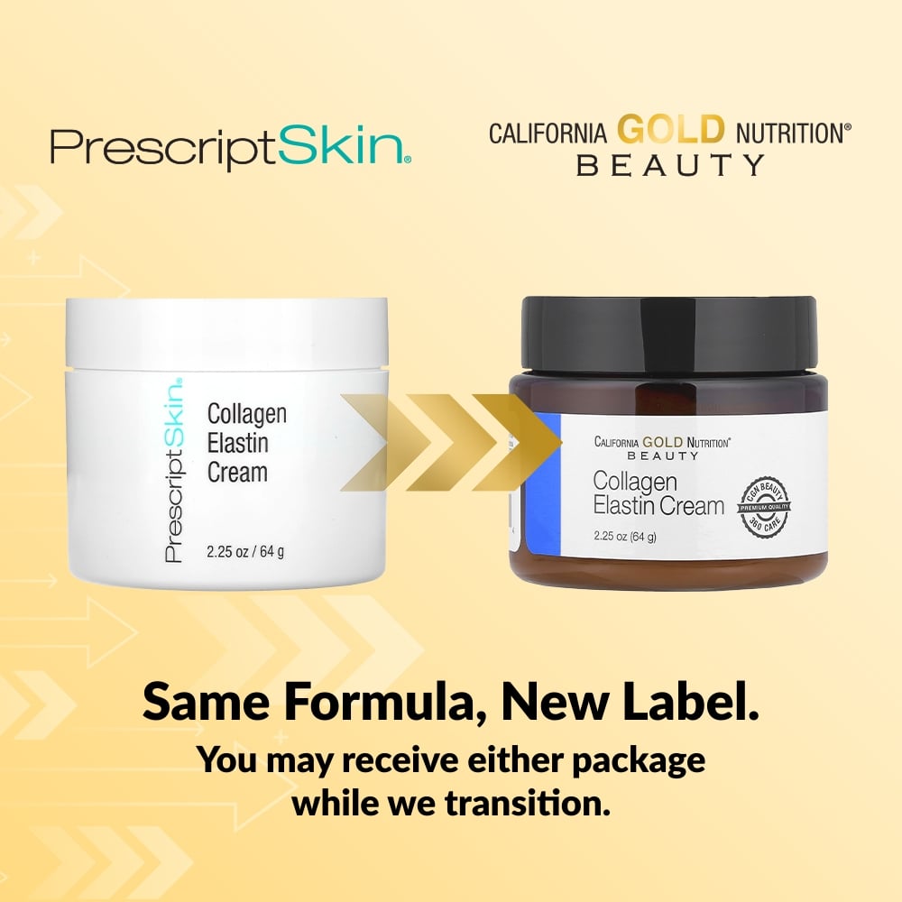 California Gold Nutrition, Collagen Elastin Cream, 2.25 oz (64 g)