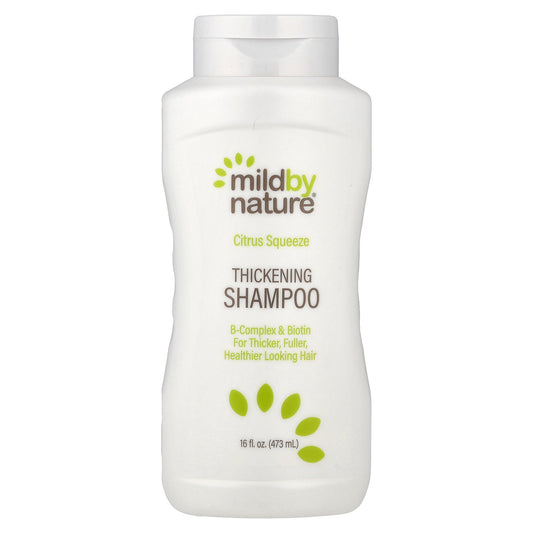 Mild By Nature, Thickening Shampoo, B-Complex + Biotin, Citrus Squeeze, 16 fl oz (473 ml)