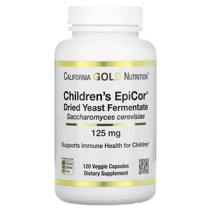 California Gold Nutrition, Children's Epicor, 125 mg, 120 Veggie Capsules