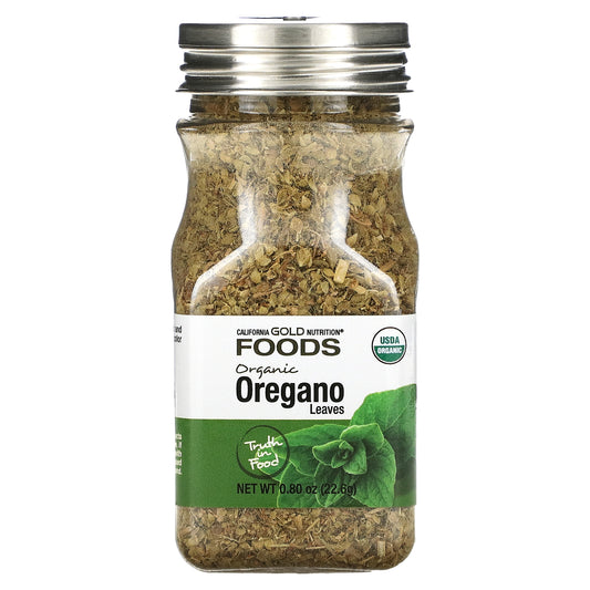California Gold Nutrition, Foods, Organic Oregano, 0.80 oz (22.6 g)