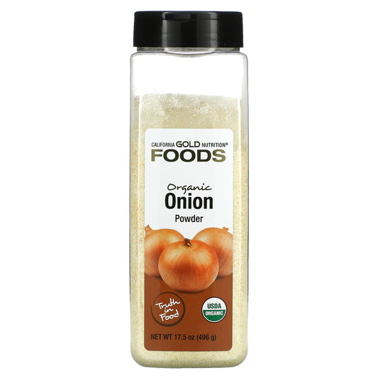 California Gold Nutrition, Foods, Organic Onion Powder, 17.5 oz (496 g)