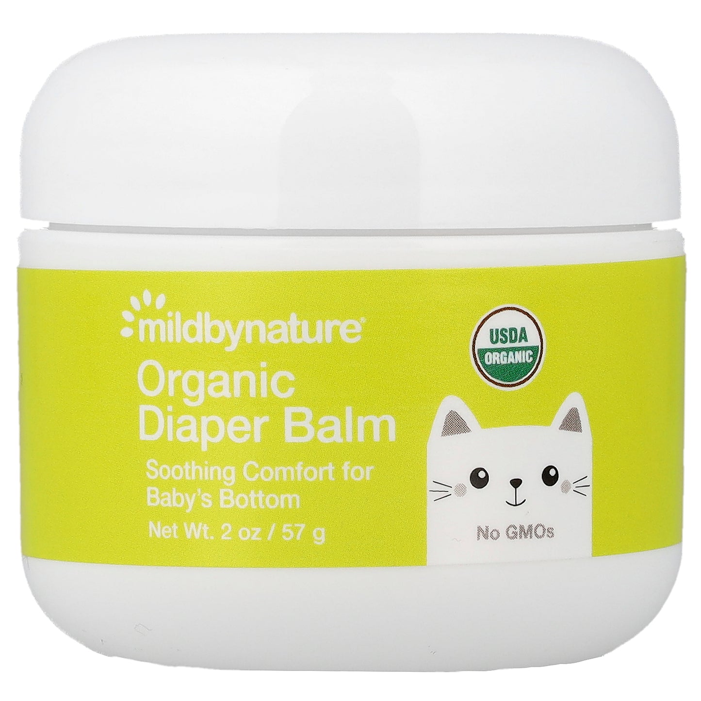 Mild By Nature, Organic Diaper Balm, 2 oz (57 g)
