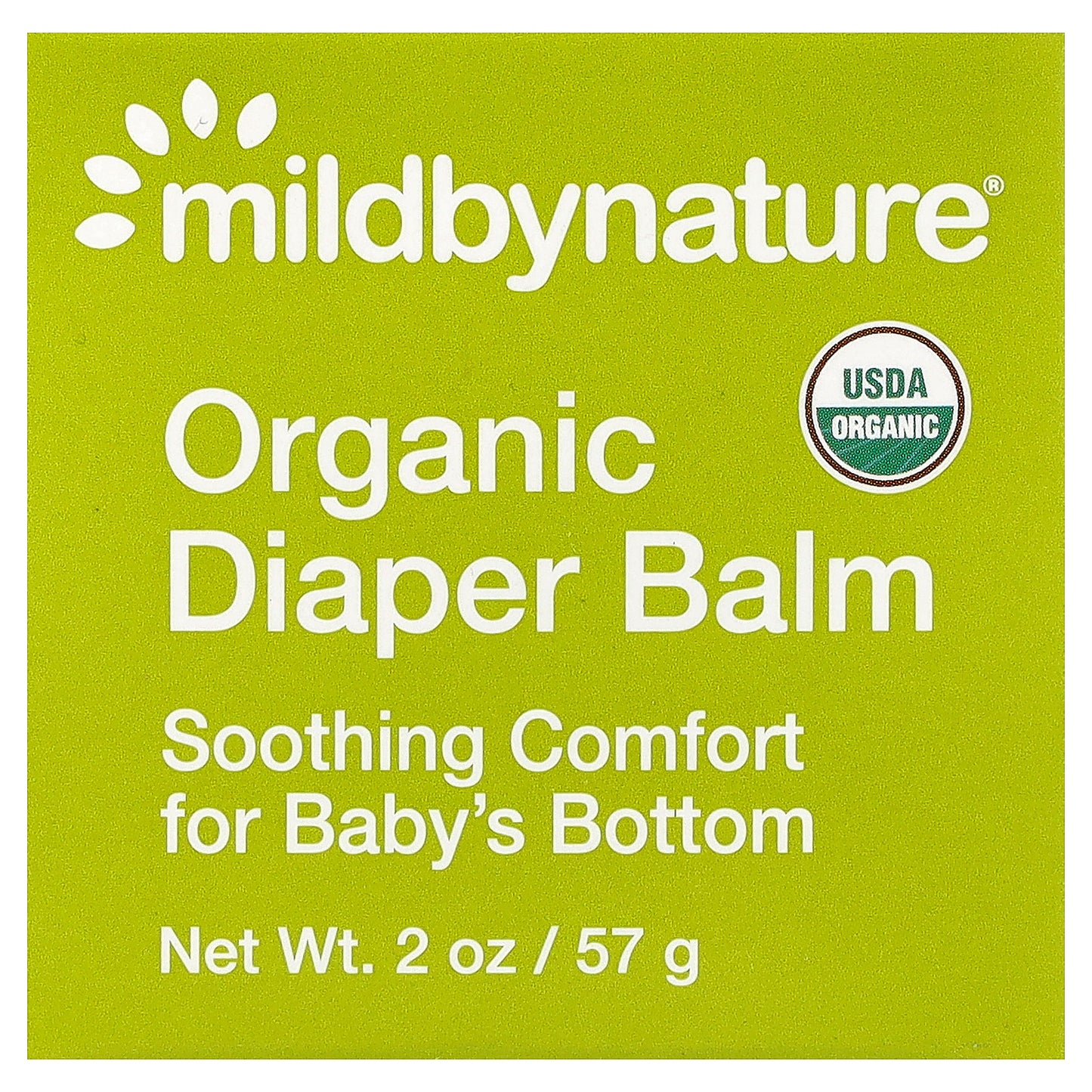 Mild By Nature, Organic Diaper Balm, 2 oz (57 g)